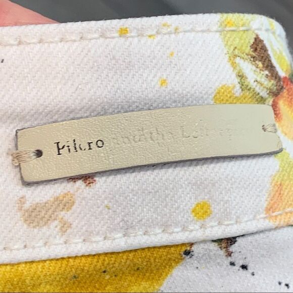 Anthropologie Pilcro & The Letterpress High Waisted Cropped Lemon Jeans - Picture 7 of 11